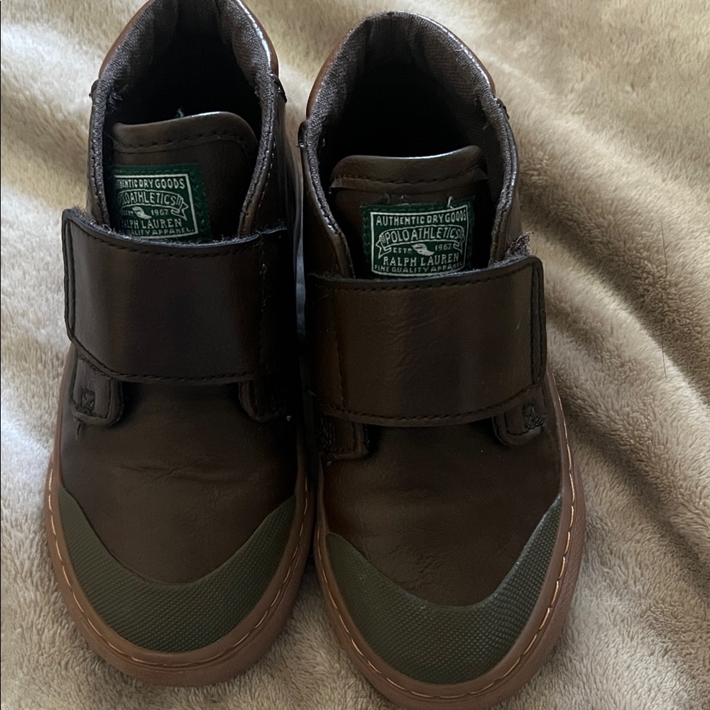 Ralph Lauren Dark Brown Leather Shoes